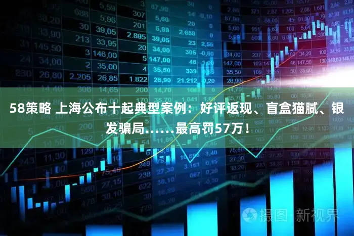 58策略 上海公布十起典型案例：好评返现、盲盒猫腻、银发骗局……最高罚57万！